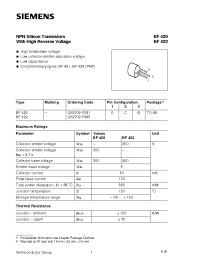 Datasheet Q62702-F495 manufacturer Siemens