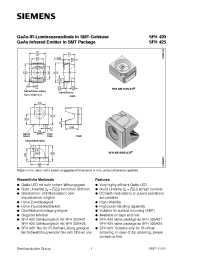 Datasheet Q62702-P0330 manufacturer Siemens