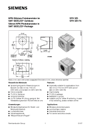Datasheet Q62702-P1614 manufacturer Siemens