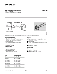Datasheet Q62702-P1625 manufacturer Siemens