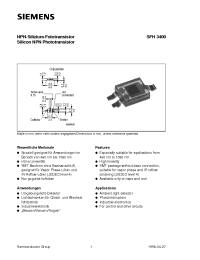 Datasheet Q62702-P1805 manufacturer Siemens