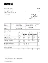 Datasheet Q62702-X116 manufacturer Siemens