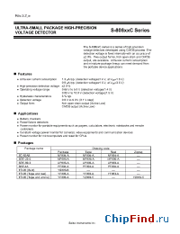 Datasheet S-80820CLNB-B8B-T2 manufacturer Seiko