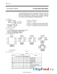 Datasheet S-93C66ADP-1A manufacturer Seiko