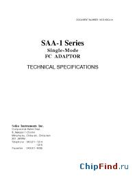 Datasheet SAA-101100 manufacturer Seiko