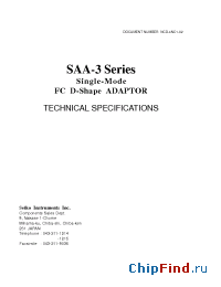 Datasheet SAA-302100 manufacturer Seiko