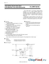 Datasheet S-L2980 manufacturer Seiko