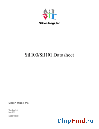 Datasheet SII101 manufacturer Silicon Image