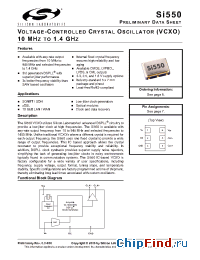 Datasheet 534BA622M080BG manufacturer Silicon Lab.