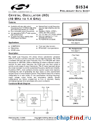 Datasheet 534CB622080BG manufacturer Silicon Lab.
