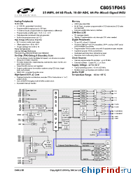 Datasheet C8051F045 manufacturer Silicon Lab.