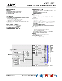 Datasheet C8051F331-GM manufacturer Silicon Lab.