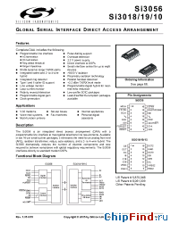 Datasheet SI3010-X-FS manufacturer Silicon Lab.