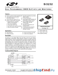 Datasheet SI3200-KS manufacturer Silicon Lab.