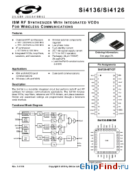 Datasheet SI4136-F-BM manufacturer Silicon Lab.