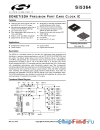 Datasheet SI5364-F-BC manufacturer Silicon Lab.