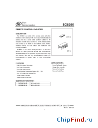 Datasheet SC5260-R2 manufacturer Silan