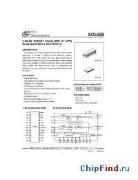 Datasheet SC5389S manufacturer Silan