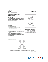 Datasheet SC6579 manufacturer Silan