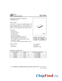 Datasheet SC7461-100 manufacturer Silan