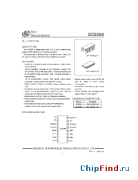 Datasheet SC9256 manufacturer Silan