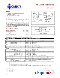 Datasheet NSL-32H-101 manufacturer Silonex