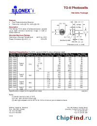 Datasheet NSL-4970 manufacturer Silonex