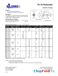 Datasheet NSL-5150 manufacturer Silonex