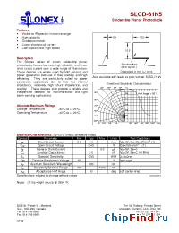 Datasheet SLCD-61N5 manufacturer Silonex