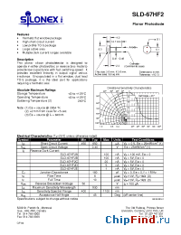 Datasheet SLD-67HF2A manufacturer Silonex