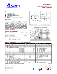 Datasheet SLD-70IR1C manufacturer Silonex