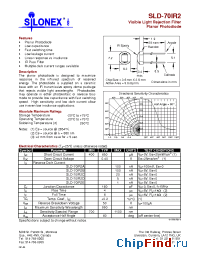 Datasheet SLD-70IR2C manufacturer Silonex