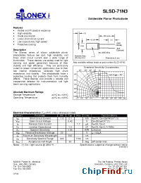 Datasheet SLSD-71N3 manufacturer Silonex