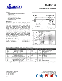 Datasheet SLSD-71N6 manufacturer Silonex