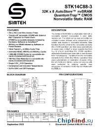 Datasheet STK14C88-3-35 manufacturer Simtek