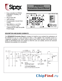 Datasheet SP6648LED manufacturer Sipex