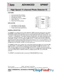 Datasheet SP8067DG/TR manufacturer Sipex