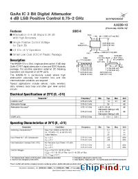 Datasheet AA239-12 manufacturer Skyworks