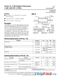 Datasheet AA320-25 manufacturer Skyworks