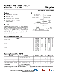 Datasheet AS018R2-01 manufacturer Skyworks