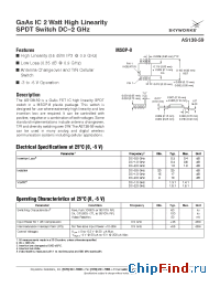 Datasheet AS138-59 manufacturer Skyworks