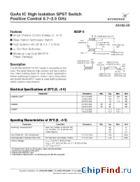 Datasheet AS165-59 manufacturer Skyworks