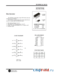 Datasheet 74LVU04 manufacturer SLS