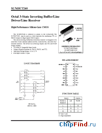 Datasheet HCT240 manufacturer SLS