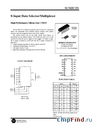 Datasheet SL74HC151D manufacturer SLS