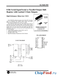 Datasheet SL74HC595D manufacturer SLS