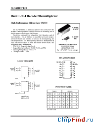 Datasheet SL74HCT139D manufacturer SLS