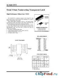 Datasheet SL74HCT573D manufacturer SLS