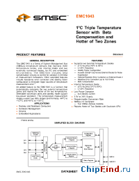 Datasheet EMC1043-2-ACZL-TR manufacturer SMSC