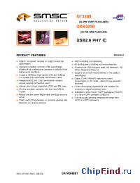Datasheet GT3200-JN manufacturer SMSC